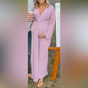 Vici Blue Sheath Midi Dress with Bishop Sleeves